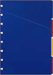 Filofax A5 Notebook Colour Indicies 4-Pieces