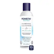 Monistat Maintain Feminine Cleanser with Boric Acid Fragrance Free 10 fl oz