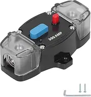 Flaconi Car Circuit Breaker,Manual Reset Fuse Breaker,Motor Protection Dc Circuit Breaker Switch,Fits Automotive Rv Marine Boat (300A)