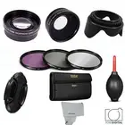 46MM TELEPHOTO ZOOM LENS + FISHEYE MACRO LENS + HD FILTER KIT FOR LUMIX DMC-GF5