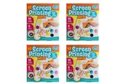 4PK Boyle Screen Printing Paint Project Kit Kids DIY Craft Art Activity 6y+