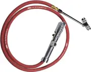 Milton (553) Heavy-Duty Truck Tire Inflator Gauge with 5 ft. Air Hose