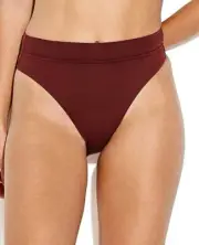 Seafolly Women's 175535 Active Hi Rise Bikini Bottom Swimwear Size 10