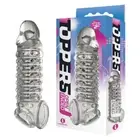 9's Toppers Open Ended Penis Extension Sleeve - Model X2 - Male - Enhances Lengt