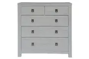 VI Atlantic Solid Timber 5 Drawer Tallboy