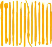 14 Pieces Clay Modeling Tool Kit Plastic Reusable Double-Sided Ceramic Pottery T