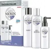 NIOXIN System 5 Trio Pack, Cleanser Shampoo + Scalp Therapy Revitalising Conditioner + Scalp & Hair Treatment (300ml + 300ml + 100ml), For Chemically Treated Hair with Light Thinning