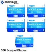 500 SCALPEL BLADES # 10 with Free Handle Surgical Instruments