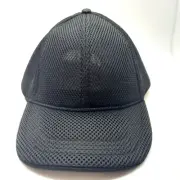 Daiso Baseball Cap Hat Strap Magic Adjustable Mesh Material Black 22.8in Japan