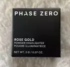 Phase Zero rose gold highlighter powder NIB Ipsy March bag .07 oz / 2g makeup