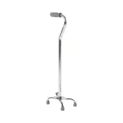 MCK-Small Base Quad Cane McKesson Steel 30 to 39 Inch Height Chrome