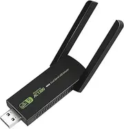 WiFi Dongle for PC USB 3.0 WiFi Adapter 1300Mbps for PC Laptop Desktop, 2.4GHz/5.8GHz USB WiFi Dongle Dual Band, WiFi Wireless Network Adapter for/Linux/OS