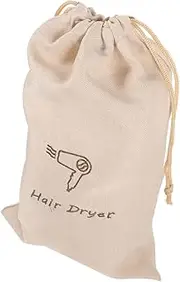 OFFSCH Elegant Hair Dryer Storage Bag Portable Drawstring Pouch for Home Hotel Travel Durable
