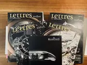 Blancpain Coffee Table Books Catalogs Magazines Lettres Chrono Gold Toubillon