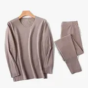 [ZJJJSKJ] Men’s Thermal Underwear Set Long Sleeve Tops Long Johns Suit for Workout Skiing Running Hiking Long Johns Thermal Clothing(Size:XXX-Large,Color:C)