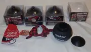 Lot of 4 Captain Morgan Limited Edition Plastic CANNONBALL CUPS & 2 bottle cover