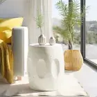Handmade Cast Side Table End Terrazzo Waterproof Concrete Stool Stand Outdoor