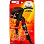 【日本直輸】SLIMWALK 美腿保暖褲襪 黑色