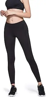 [TSLA] Women's Thermal Yoga Pants, Fleece Lined Compression Workout Leggings, Winter Athletic Running Tights