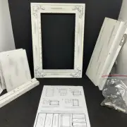 French Provincial White Shadowbox Frame