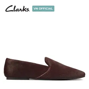 Clarks Pure Slip 酒紅色女式高跟鞋