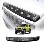 X-CAR X-Car Bonnet Protector for Suzuki Jimny 3-Door 2018-2025 Hood Guard Trim Cover Exterior Accessories Matt Black Rivet Style