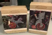 Diecast Turn-of-the-Century #1 #2 NIB Fireman & Uncle Sam Christmas Hallmark 2