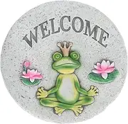 FONDOTIN 1Pc Outdoor Decorative Cement Stepping Stone Garden Foot Pedal for Landscaping Ornament for Patio Walkway Decor Creative Photo Prop Unique Garden Decoration