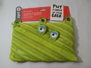 Zipsters 3 Ring Pouch ZIPIT New Green Put A Smile On Your Case Wildlings