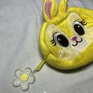 🐰迪士尼Disney日本帶回Bunny邦妮兔小花點點鈴鐺毛絨零錢包#桑普兔#小鹿斑比#黃色兔子