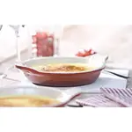 全新未使用 LE CREUSET 雙耳陶瓷烤盤 烤布蕾 奶焗白菜 小餐盤組 4件組 紅
