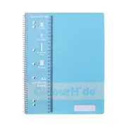 Colourhide Lecture Book w/ Ruler A4 Writing/School Notebook 140-Pages Sky Blue
