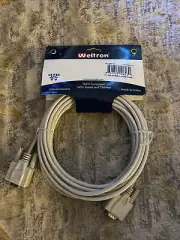 Weltron 20’ Db9 M-f Serial Modem Cable