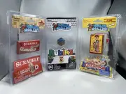 World's Smallest Scrabble, Operation, Rubiks CUBE MINI Edition Pocket Size Games