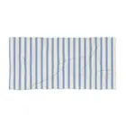 Light Blue Striped Beach Towel