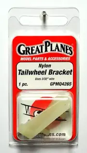 GREAT PLANES NYLON TAILWHEEL BRACKET FOR 3/32" WIRE ( PART # GPMQ4265 )