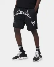 [The Anti Order] The Anti Order Heavy Metal Basketball Shorts Black/white - Size S S Black/White