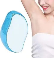 Crystal Hair Eraser for Women and Men, Portable Magic Hair Eraser, Magic Crystal Hair Remover, Washable Painless Exfoliation Hair Removal Tool Reusable Epilator for Arms, Legs, Back(2#)
