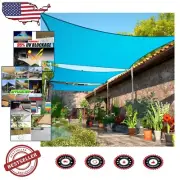 Breathe Easy with 6' x 18' Turquoise Sun Shade Sail - Stylish Outdoor Protection