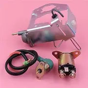 Carburetor Choke Valve Damper Bracket Starter Relay Solenoid Kit Fit for Hon GX390 13HP GX 390 188F Engine Motor Part