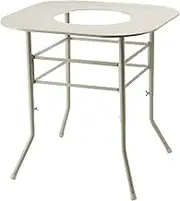 TST-65 Convection Stove Table, Width 25.6 x Depth 25.6 x Height 28.0 inches (65 x 65 x 71 cm), Freely Set Height, White, 2 Months and up