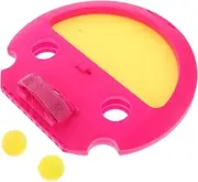 GANAZONO 1 Set Sticky Ball with Paddle Outdoor Games for Family Playtime Backyard Catch Activities for Summer Fun Enhances Parent Bonding