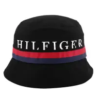 在飛比找momo購物網優惠-【Tommy Hilfiger】紅藍槓條TOMMY字母漁夫帽