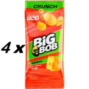 4 pieces of Big Bob peanuts in a crispy shell with the taste of cheese 55g(220g)