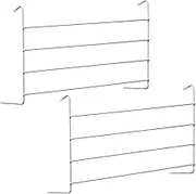 4 Tier Radiator Clothes Drying Rack - Space Saving Towel Hanging Rail - Indoor Clothes Airer (Pack of 2)