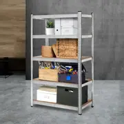 Giantz 1.8M Garage Shelving Warehouse Rack Pallet Racking Steel Metal Storage Shelves Silver