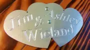 2 Hearts Become 1 Best Unity Wedding Idea. Unique Alternative To Candle Engraved