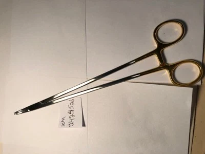 HEANEY-GYNE NEEDLE HOLDER 10-1/2" SERRATED-SOLID TC