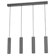 Eglo Mentalona LED Terrazzo 4 Light Linear Pendant Light