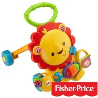 在飛比找Yahoo!奇摩拍賣優惠-媽媽寶寶 Fisher-Price 費雪 小獅子聲光學步車 